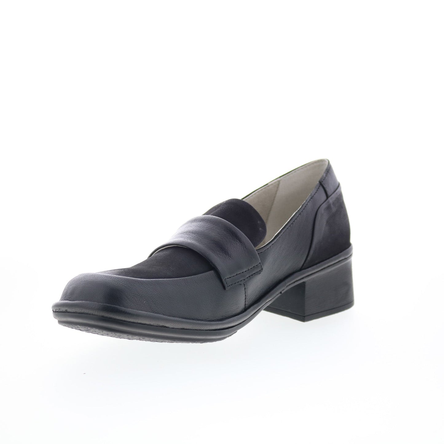 Fly London Elam ELAM574FLY-000 Womens Black Loafers & Slip Ons Casual Shoes