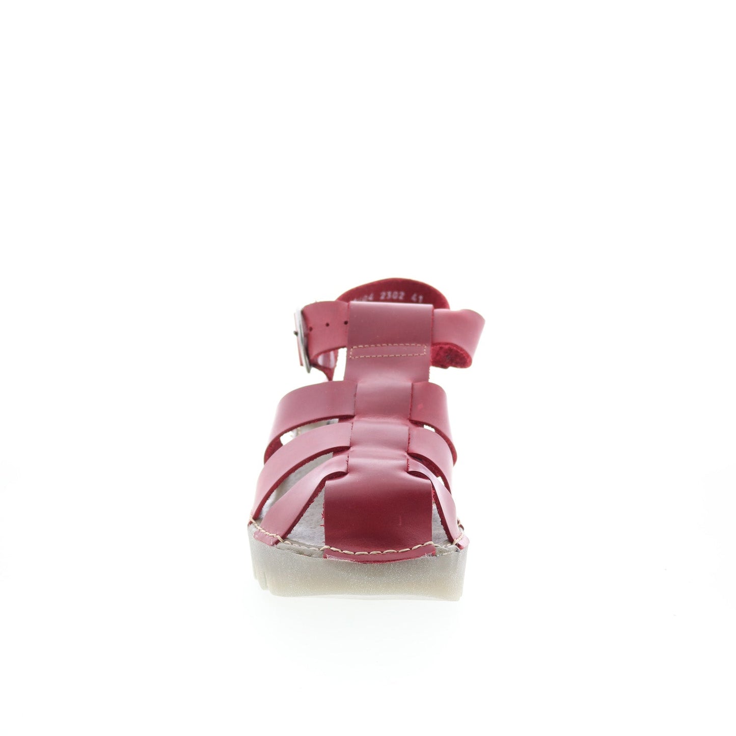 Fly London Emme EMME511FLY-004 Womens Red Wedges Sandals Shoes