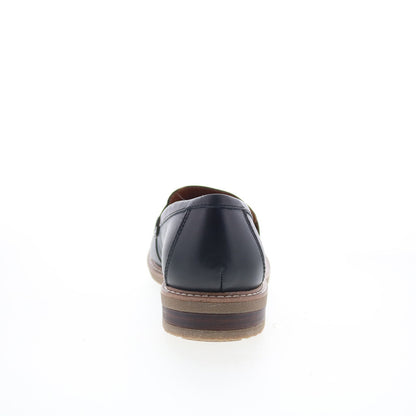Earth Javas ETJAVAS Womens Brown Leather Loafers & Slip Ons Penny Shoes