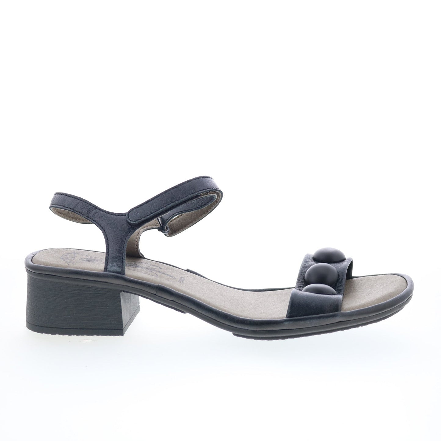 Fly London Exie EXIE487FLY-003 Womens Black Heeled Sandals Shoes