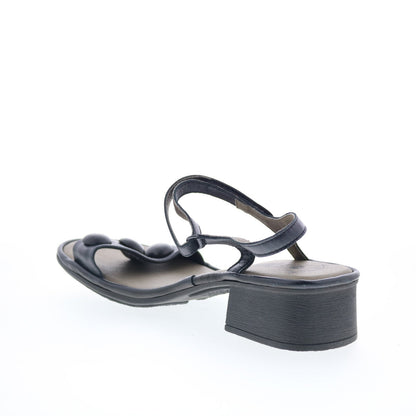Fly London Exie EXIE487FLY-003 Womens Black Heeled Sandals Shoes