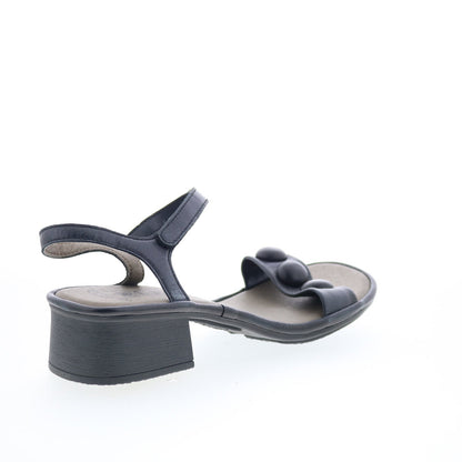 Fly London Exie EXIE487FLY-003 Womens Black Heeled Sandals Shoes