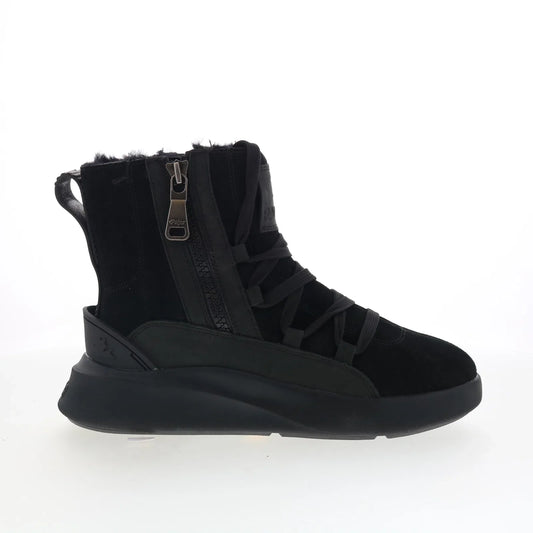 Pajar Exo Light 58744 Womens Black Suede Zipper Ankle & Booties Boots