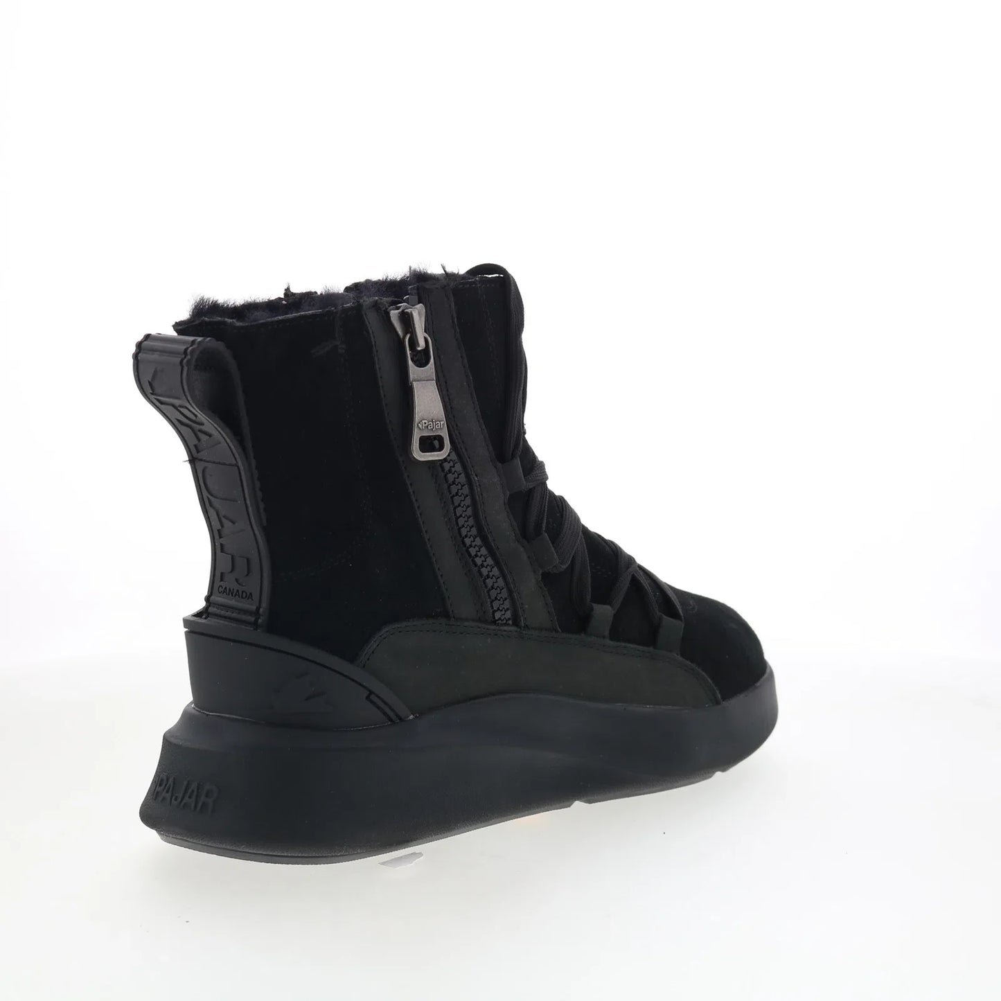 Pajar Exo Light 58744 Womens Black Suede Zipper Ankle & Booties Boots