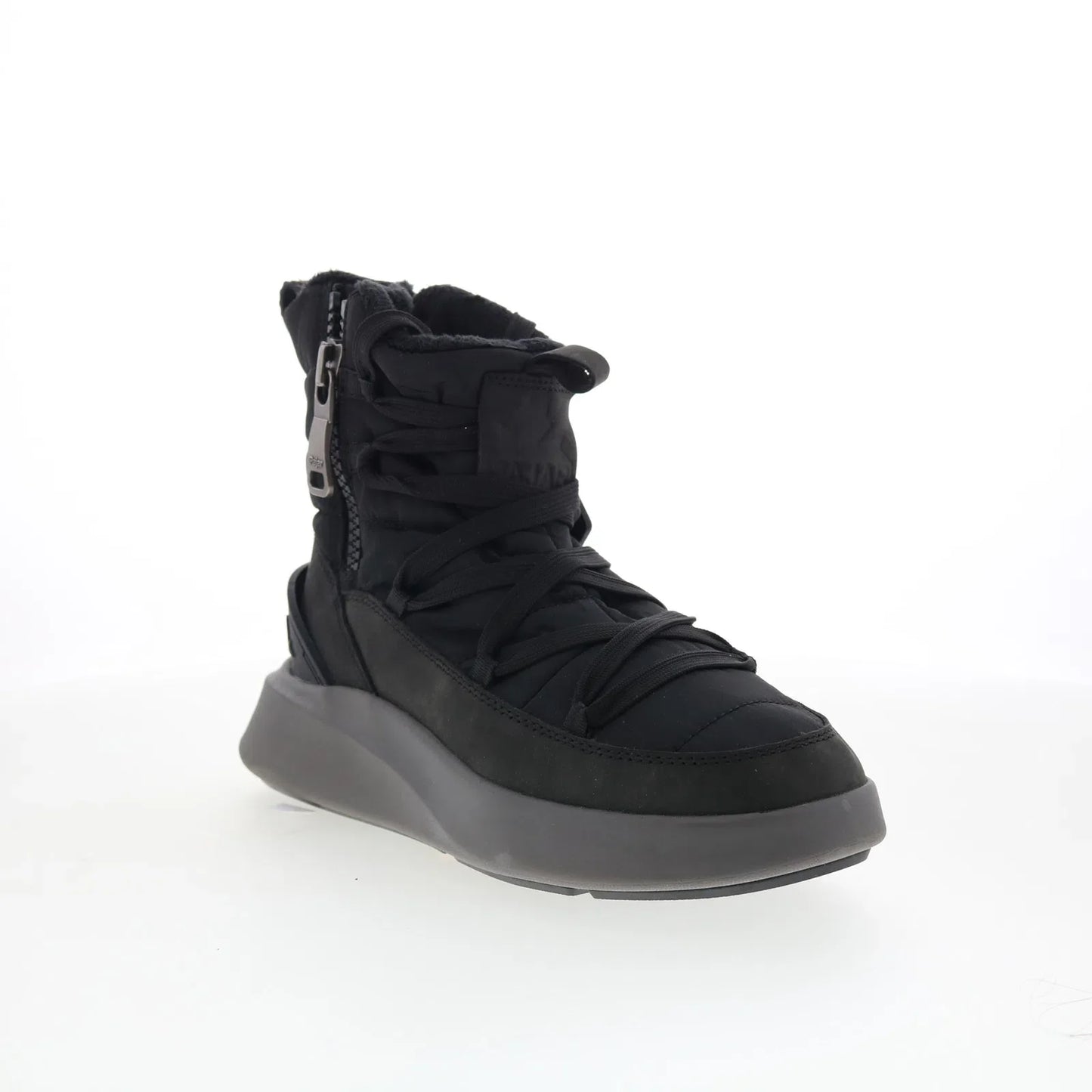Pajar Exo Light 57617 Womens Black Canvas Zipper Casual Dress Boots