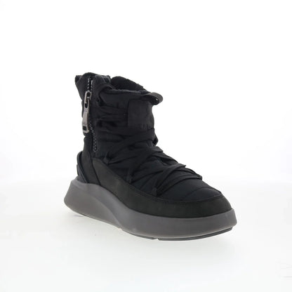 Pajar Exo Light 57617 Womens Black Canvas Zipper Casual Dress Boots