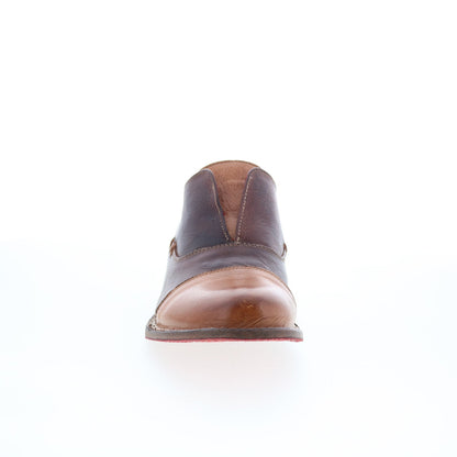 Bed Stu Rose F321135 Womens Brown Leather Slip On Oxford Flats Shoes