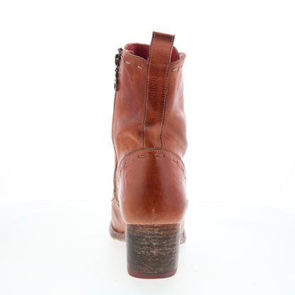 Bed Stu Gracie F328023 Womens Brown Leather Lace Up Ankle & Booties Boots