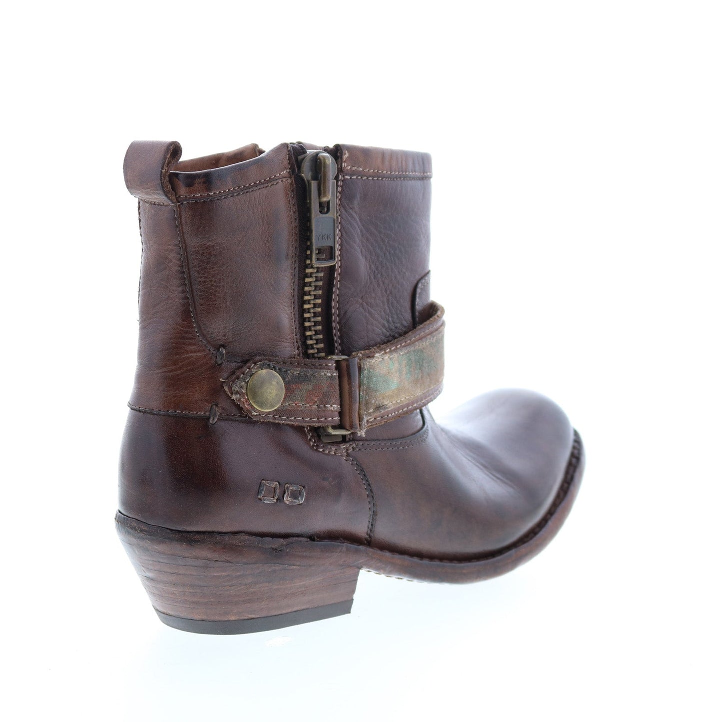 Bed Stu Triple F331508 Womens Brown Leather Zipper Casual Dress Boots