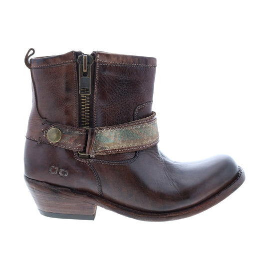 Bed Stu Triple F331508 Womens Brown Leather Zipper Casual Dress Boots