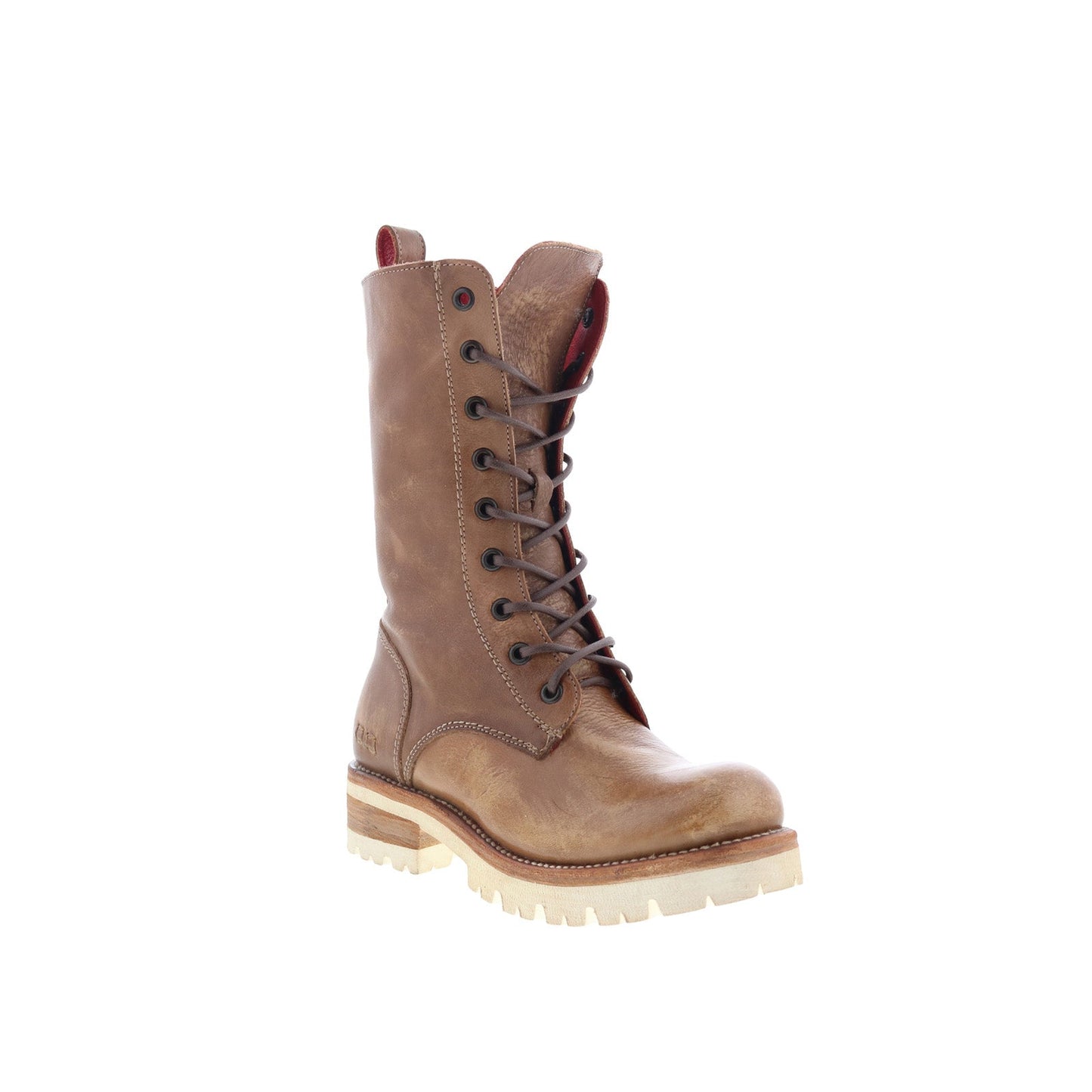 Bed Stu Posh F393021 Womens Brown Leather Lace Up Casual Dress Boots