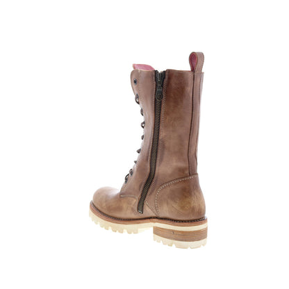 Bed Stu Posh F393021 Womens Brown Leather Lace Up Casual Dress Boots
