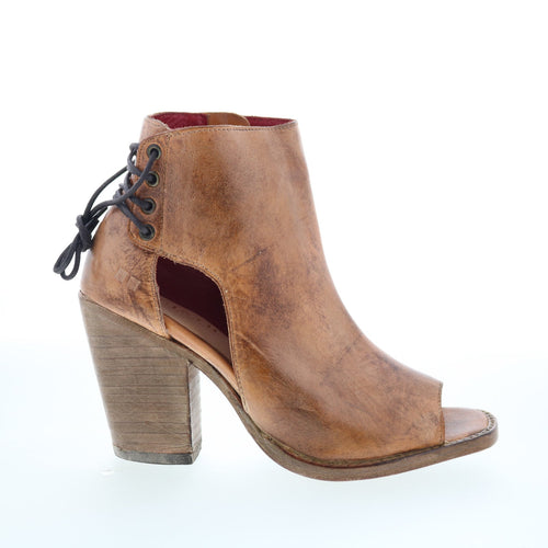 Bed Stu Angelique F399023 Womens Brown Leather Lace Up Ankle & Booties Boots