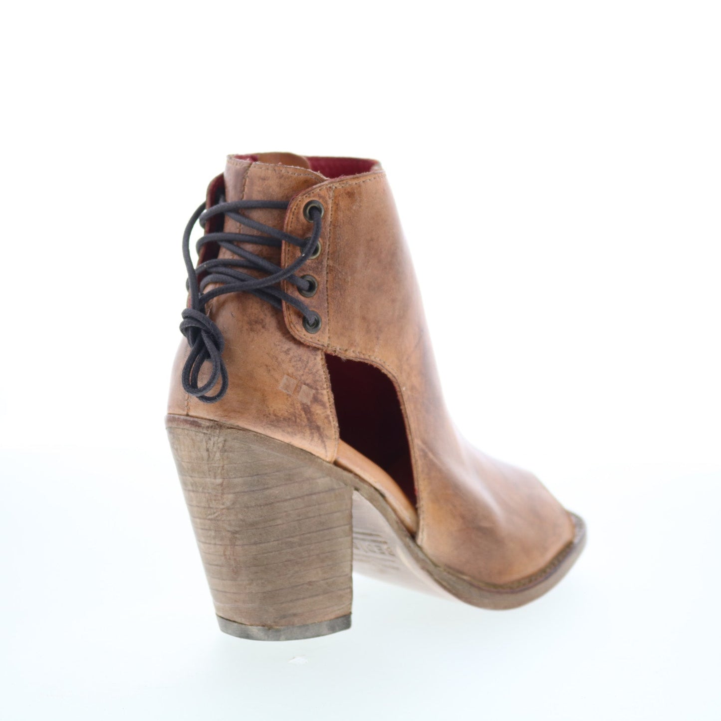 Bed Stu Angelique F399023 Womens Brown Leather Lace Up Ankle & Booties Boots