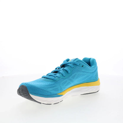 Topo Fli-Lyte 3 W030 Womens Blue Canvas Lace Up Athletic Running Shoes