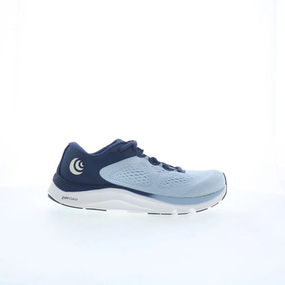 Topo Fli-Lyte 4 W049 Womens Blue Canvas Lace Up Athletic Running Shoes
