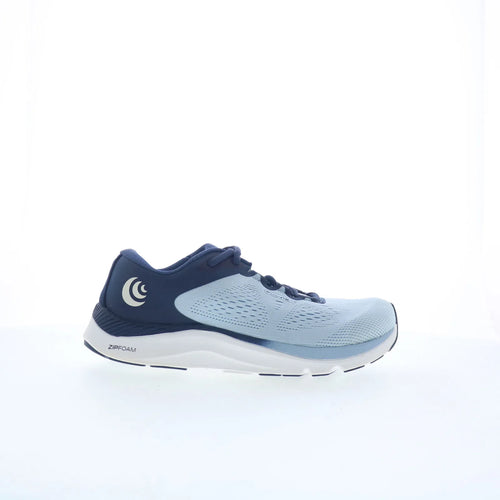 Topo Fli-Lyte 4 W049 Womens Blue Canvas Lace Up Athletic Running Shoes