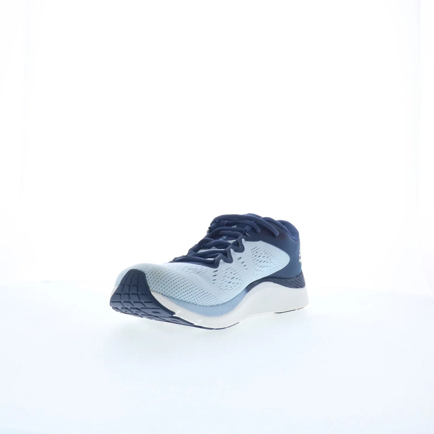 Topo Fli-Lyte 4 W049 Womens Blue Canvas Lace Up Athletic Running Shoes