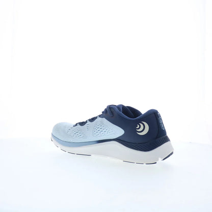 Topo Fli-Lyte 4 W049 Womens Blue Canvas Lace Up Athletic Running Shoes