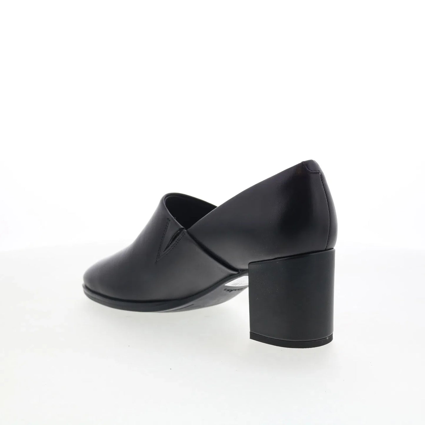 Clarks Freva 55 Lily 26172053 Womens Black Leather Slip On Pumps Heels Shoes
