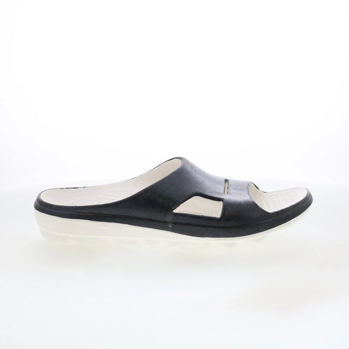 Spenco Fusion 2 Slide Pearl SP1080BLK Womens Black Slides Sandals Shoes