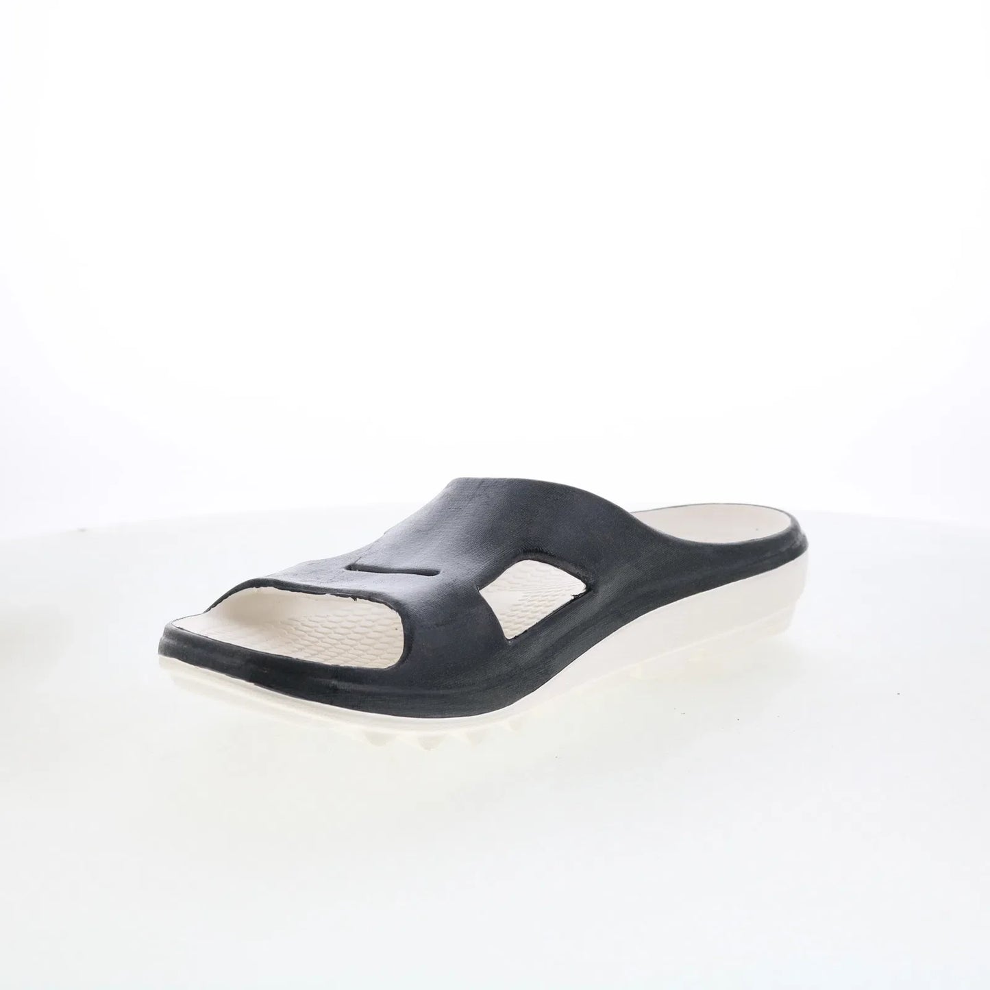 Spenco Fusion 2 Slide Pearl SP1080BLK Womens Black Slides Sandals Shoes
