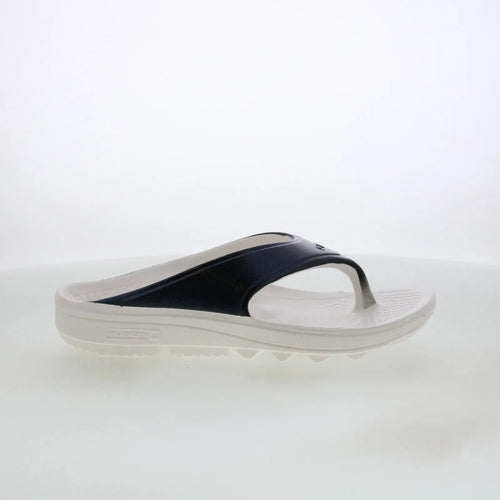Spenco Fusion 2 Thong Pearl SP1087BLK Womens Black Flip-Flops Sandals Shoes