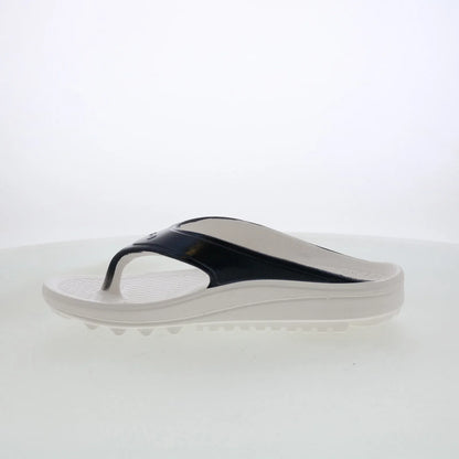 Spenco Fusion 2 Thong Pearl SP1087BLK Womens Black Flip-Flops Sandals Shoes