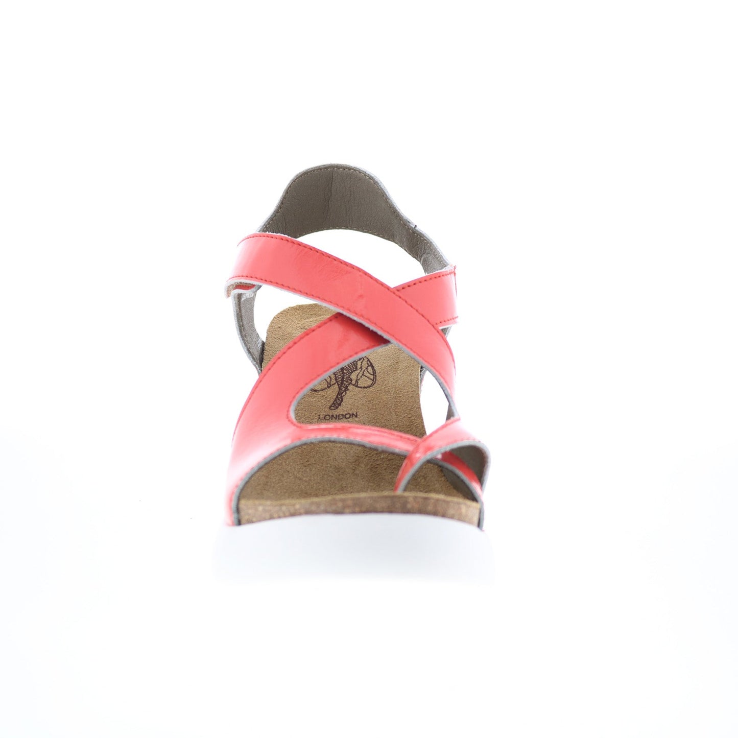 Fly London Gavi GAVI048FLY-002 Womens Red Wedges Sandals Shoes