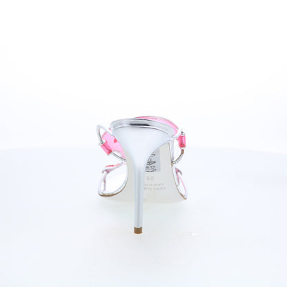 Guido Sgariglia GS7 Womens Pink Synthetic Slip On Mules Heels Shoes