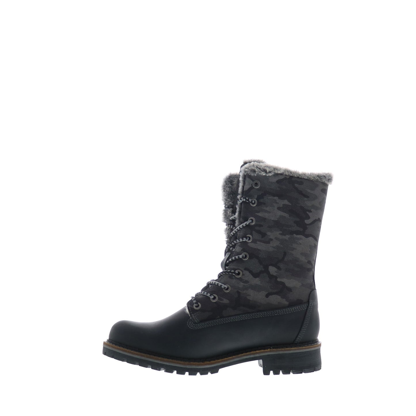 Bos. & Co. Hanz Womens Black Suede Lace Up Casual Dress Boots