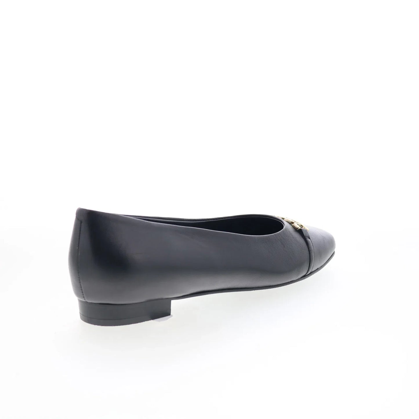 Trotters Harmony T2250-001 Womens Black Leather Slip On Ballet Flats Shoes