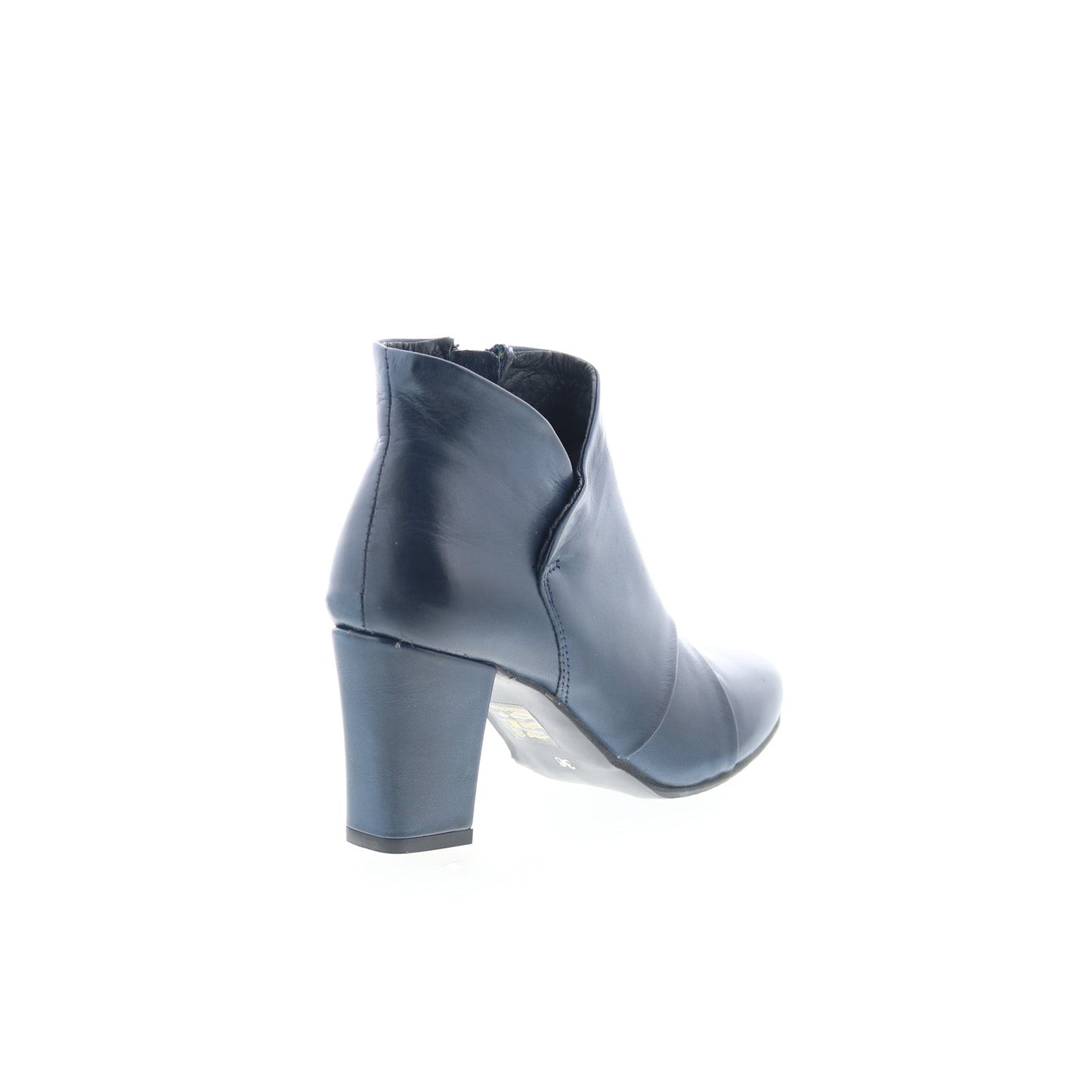 Miz Mooz Haydin Womens Blue Leather Zipper Ankle & Booties Boots