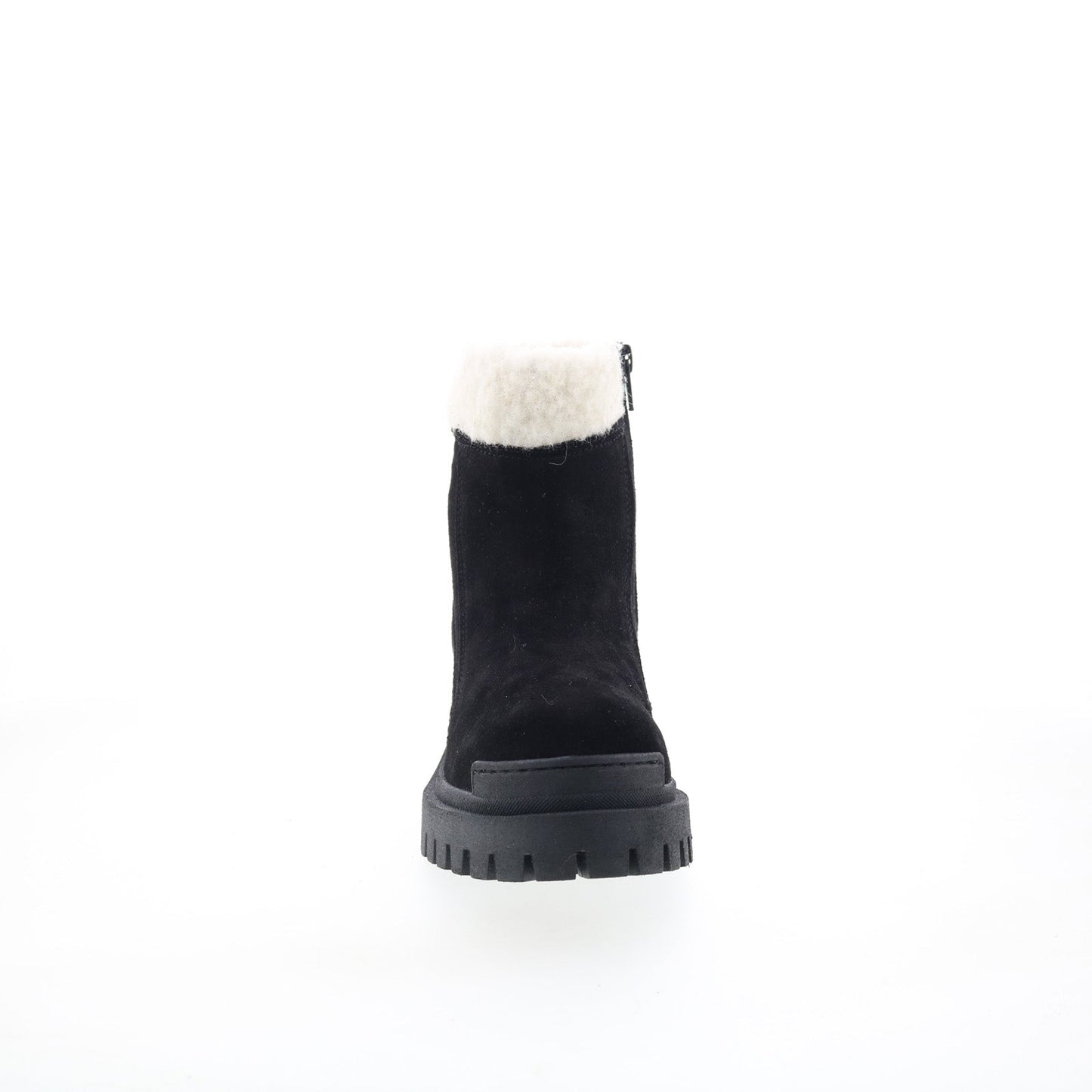 Miz Mooz Hessy Womens Black Suede Zipper Casual Dress Boots