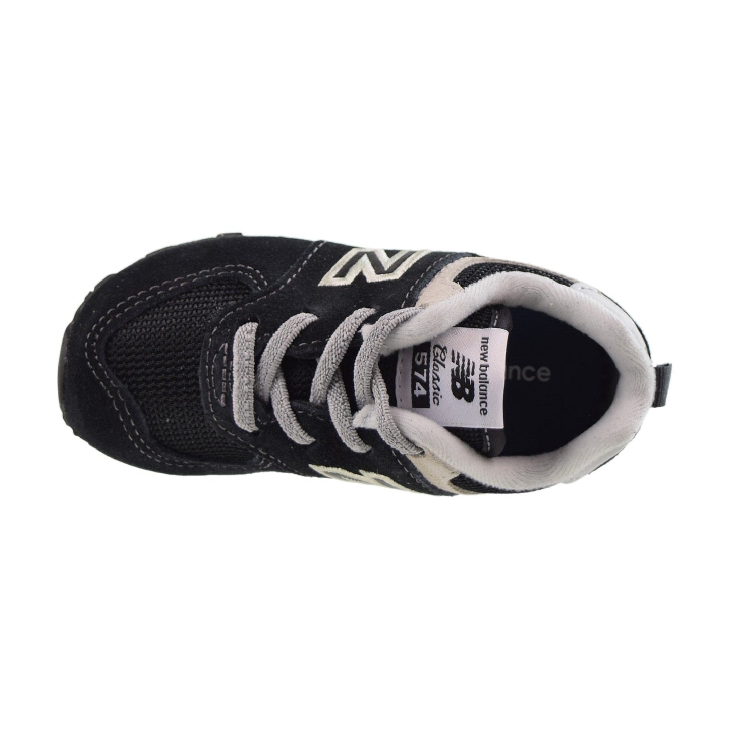 New Balance 574 Bungee "Core Pack" Toddler Shoes Black-White