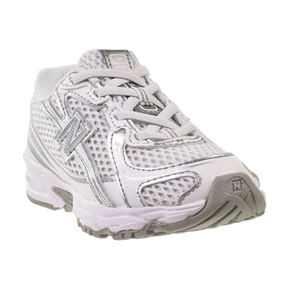 New Balance 740 Bungee Lace Toddlers' Shoes White/Silver