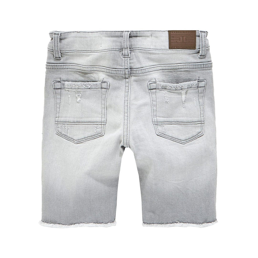 Jordan Craig Shredded Denim Toddler Shorts Cement Wash