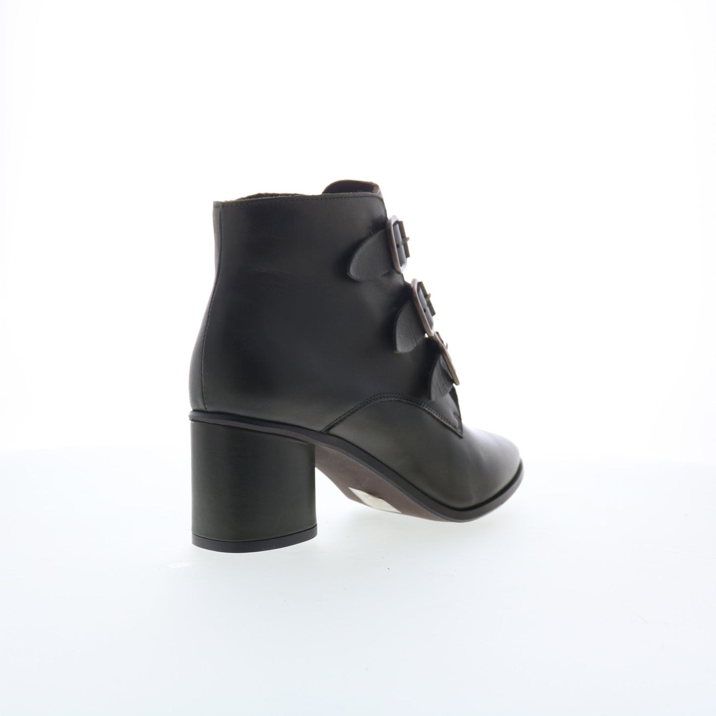 Miz Mooz Janae Womens Black Leather Zipper Ankle & Booties Boots