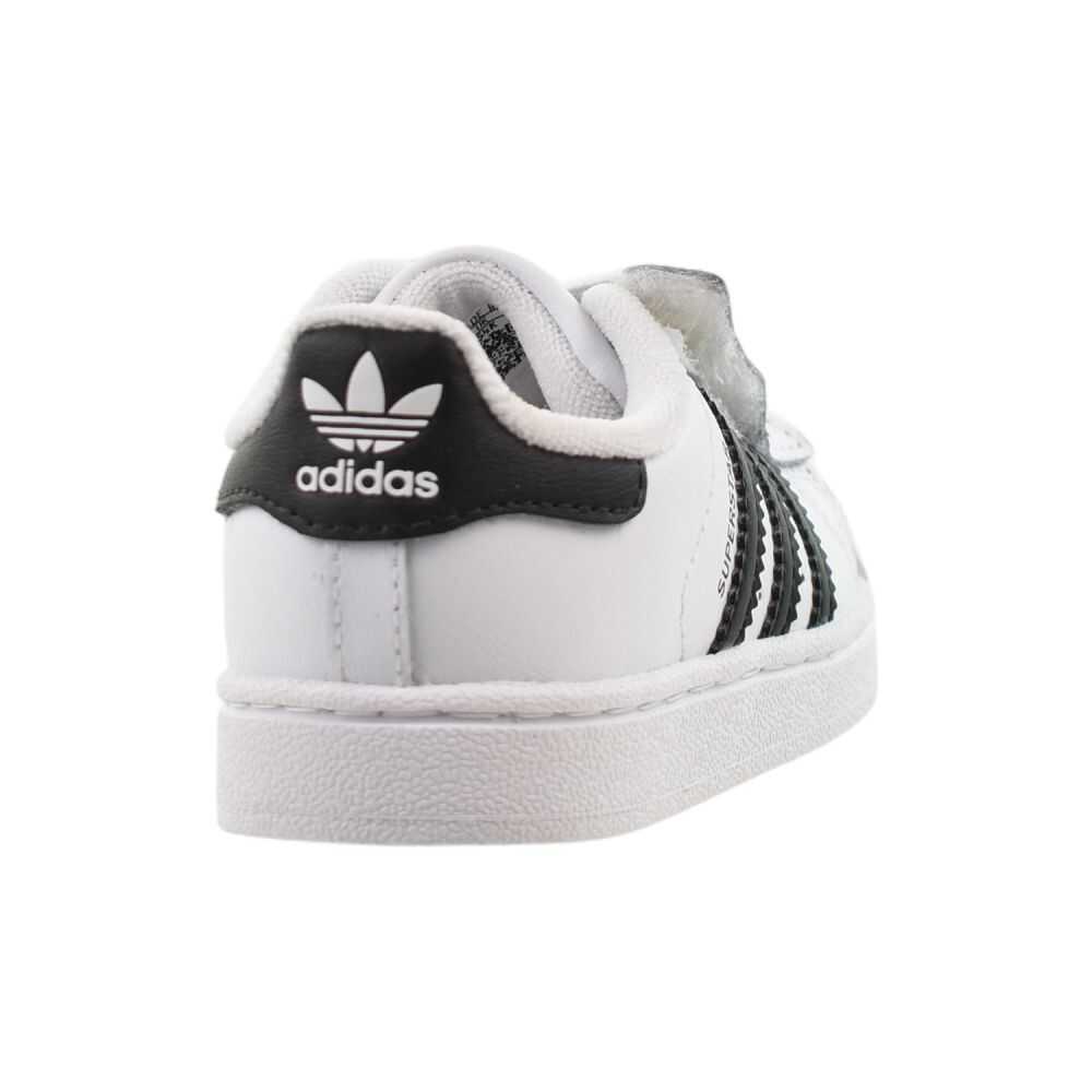 Adidas Superstar II CF EL I Toddlers' Shoes Cloud White/Black jh9984