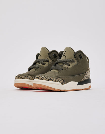 Jordan Air Jordan 3 Retro 'Medium Olive' Toddler