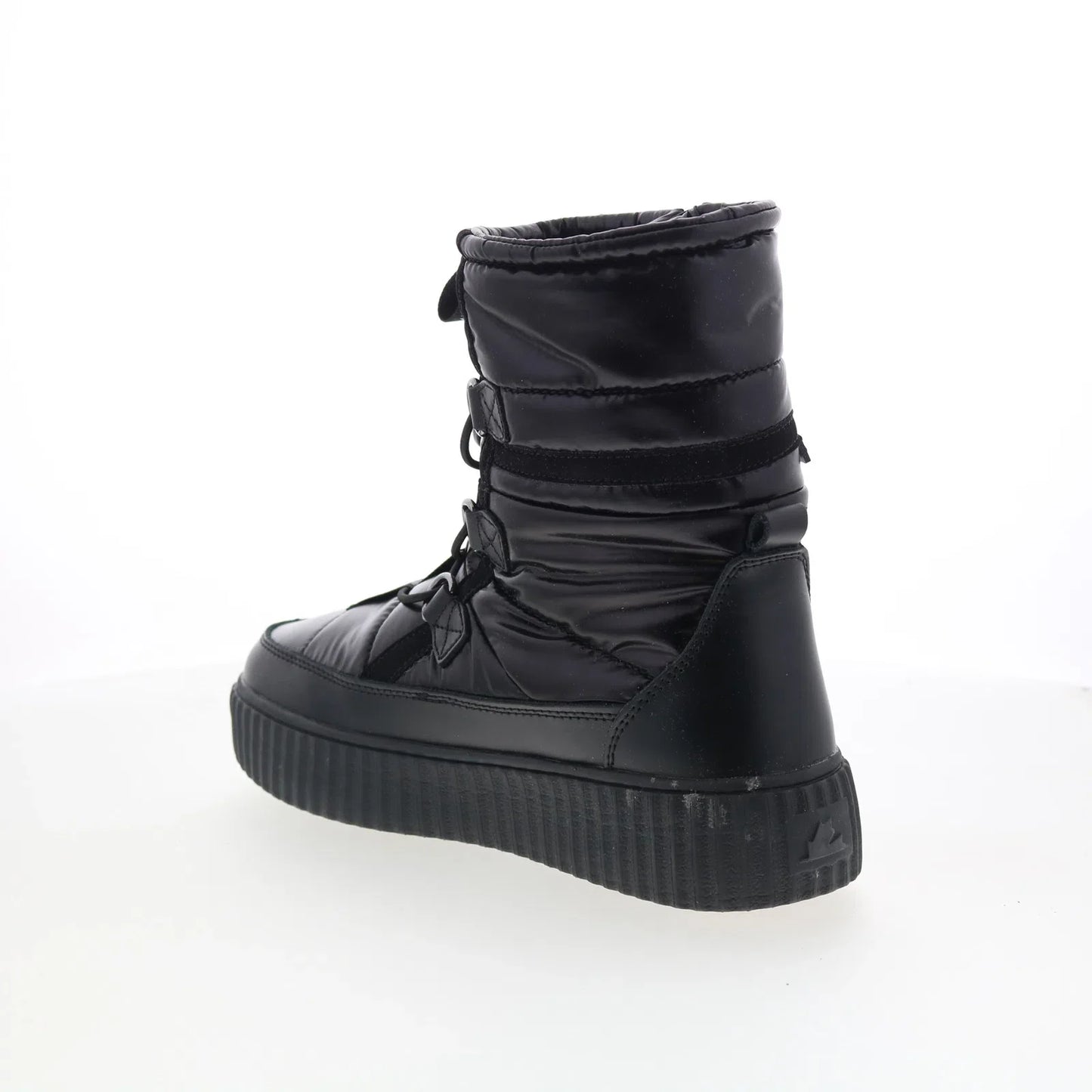 Pajar Kayden PDPAB00589.01 Womens Black Canvas Slip On Casual Dress Boots