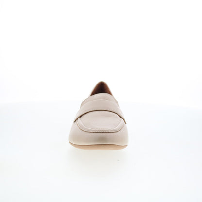 Miz Mooz Ken Womens Beige Leather Slip On Loafers & Slip Ons Casual Shoes