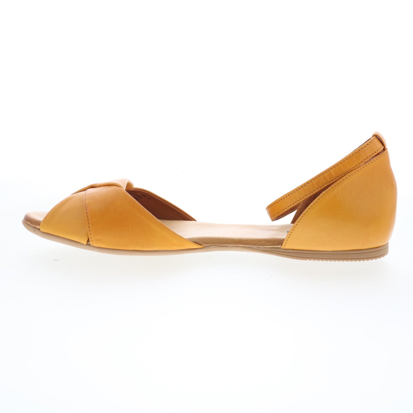 Miz Mooz Kendria Womens Brown Leather Hook & Loop Strap Sandals Shoes
