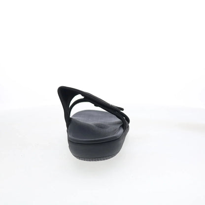 Spenco Kholo Nuevo SP1064BLK Womens Black Synthetic Slides Sandals Shoes