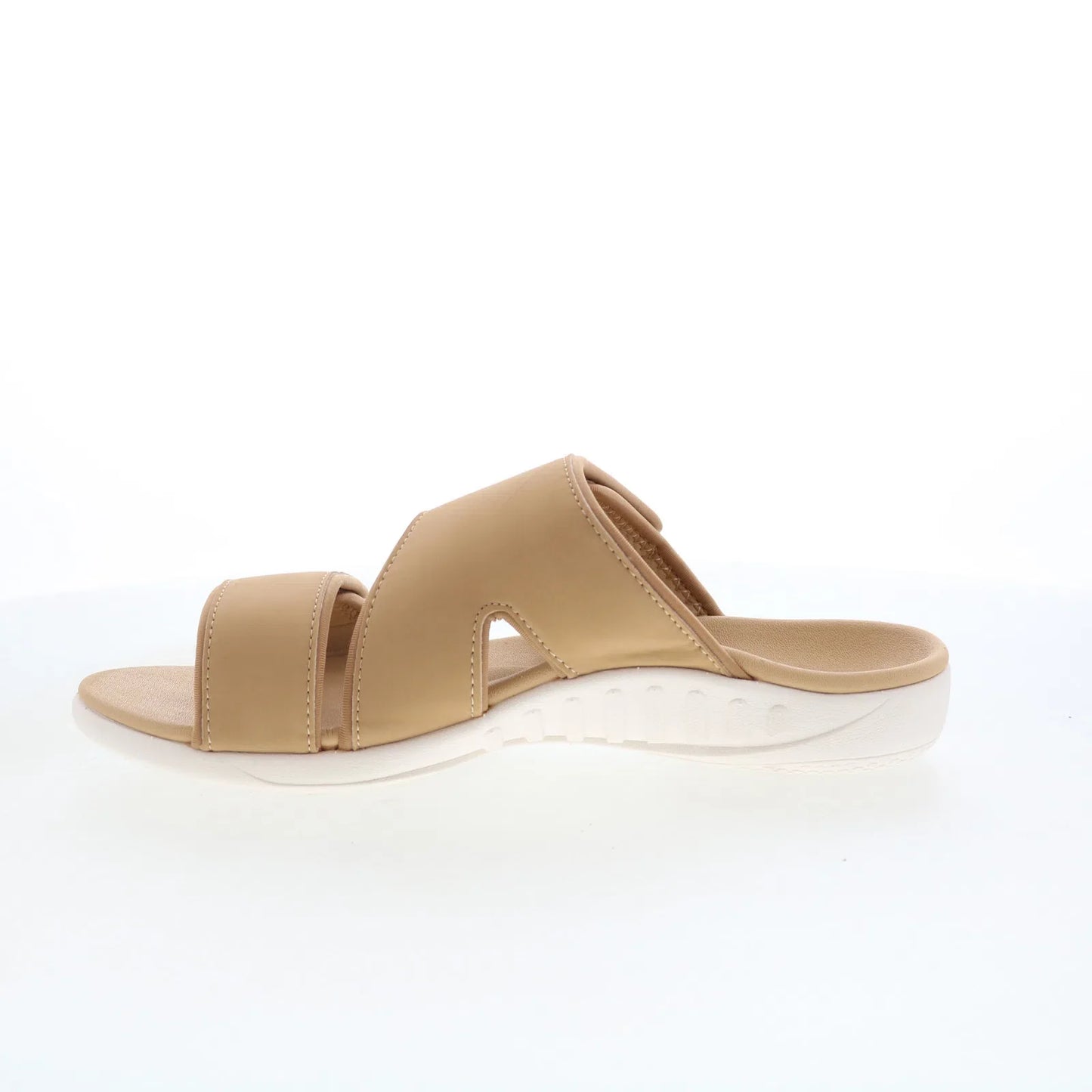 Spenco Kholo Nuevo SP1064CMP Womens Brown Synthetic Slides Sandals Shoes