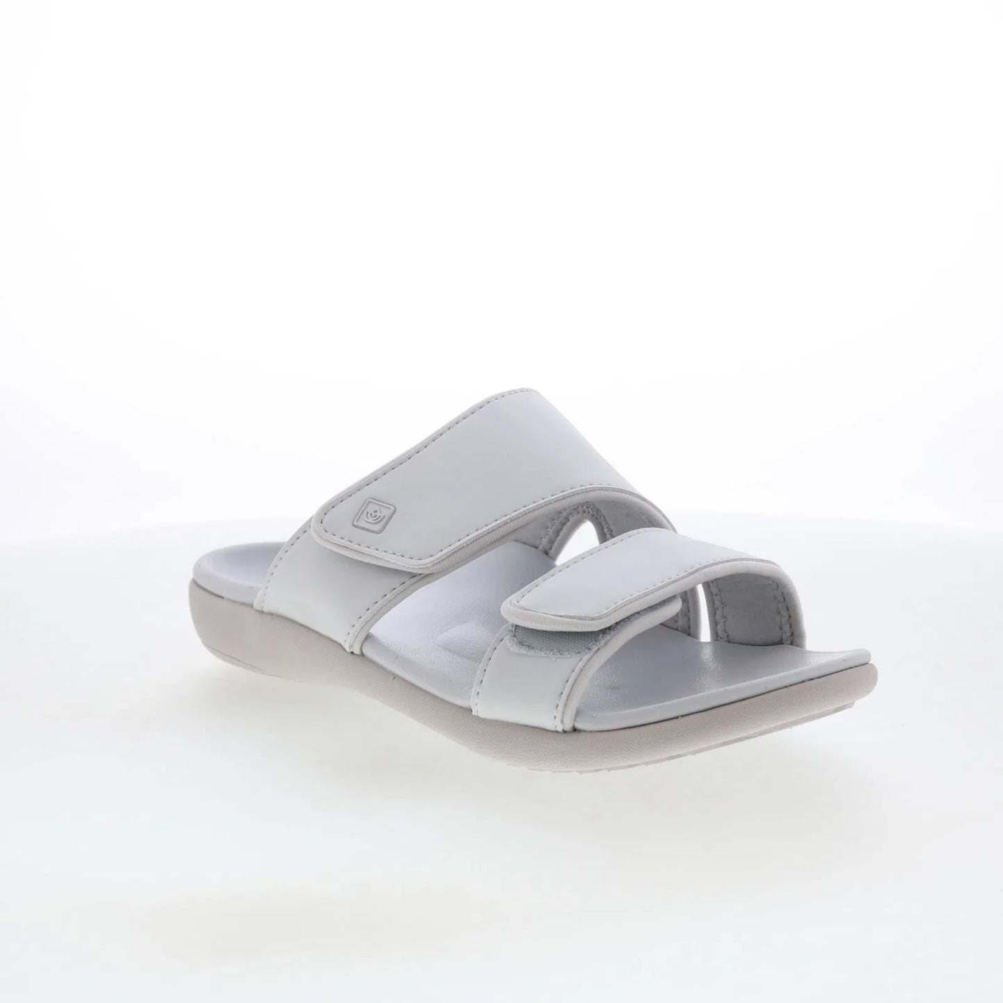 Spenco Kholo Nuevo SP1064GGR Womens Gray Synthetic Slides Sandals Shoes