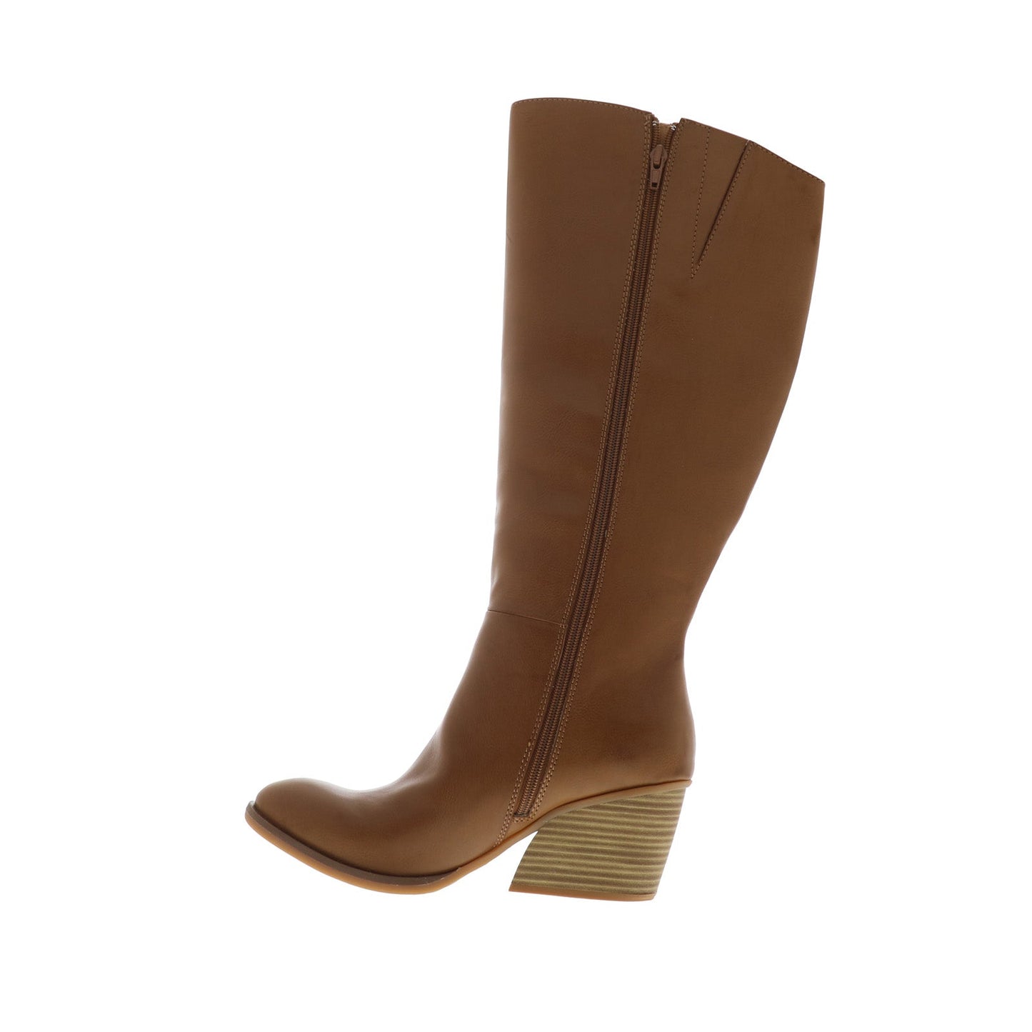 Korks Harley KR0016016 Womens Brown Leather Zipper Casual Dress Boots