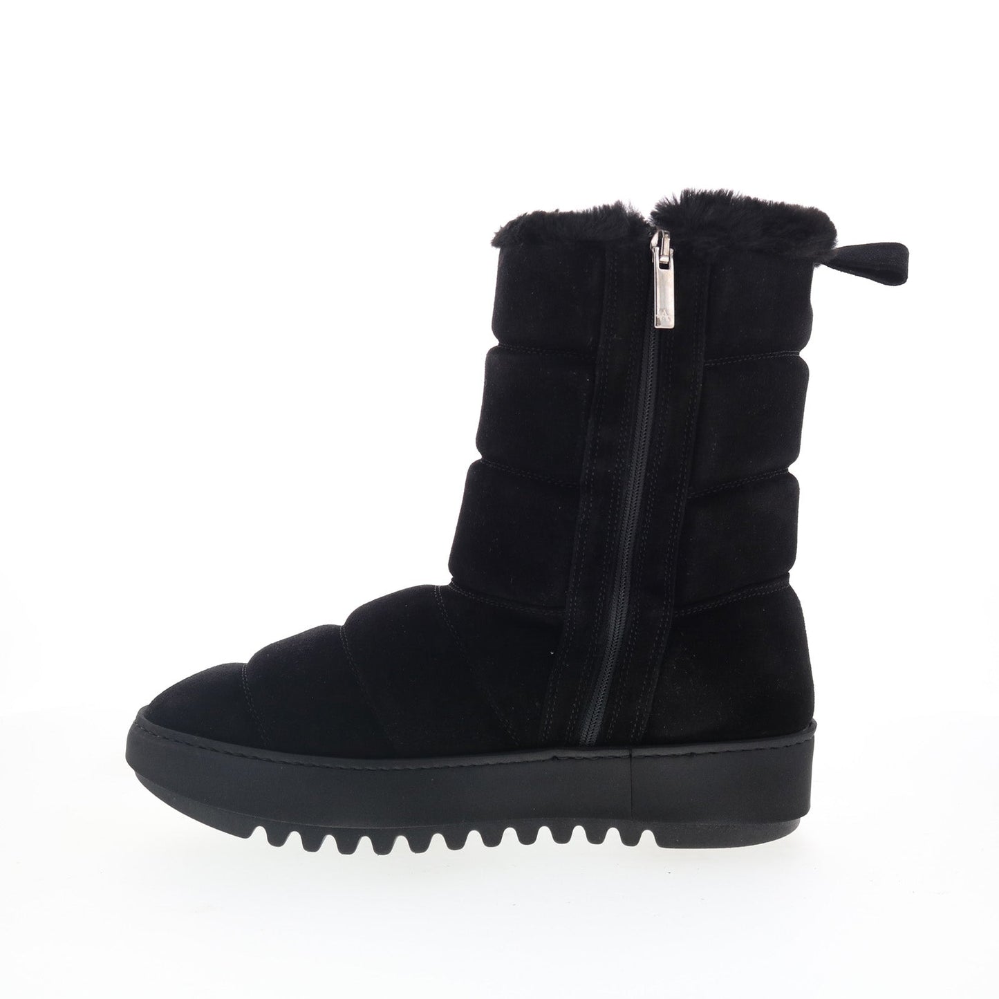 Aquatalia Alcee Waterproof L495201 Womens Black Suede Casual Dress Boots