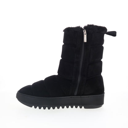 Aquatalia Alcee Waterproof L495201 Womens Black Suede Casual Dress Boots
