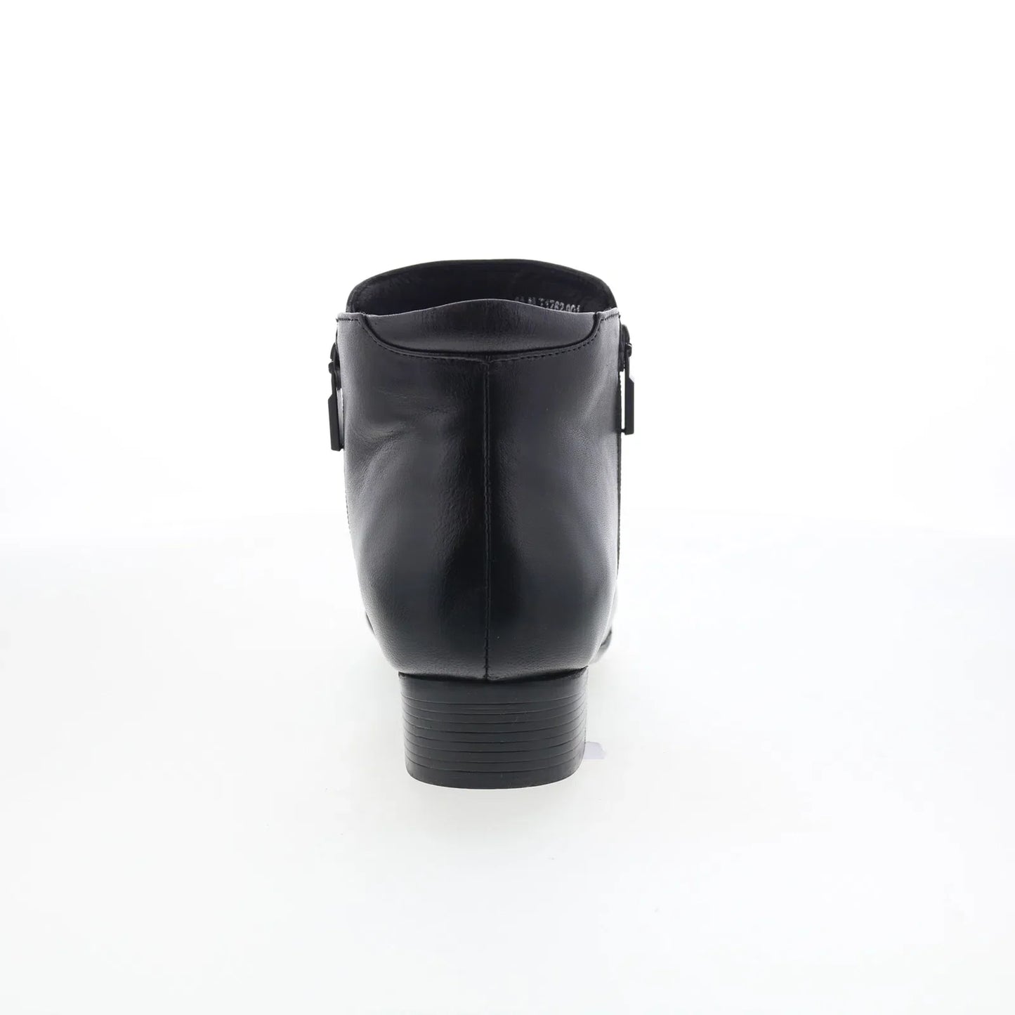 Trotters Mae T1762-001 Womens Black Leather Zipper Ankle & Booties Boots